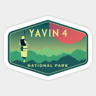 Yavin 4 National Park Sticker